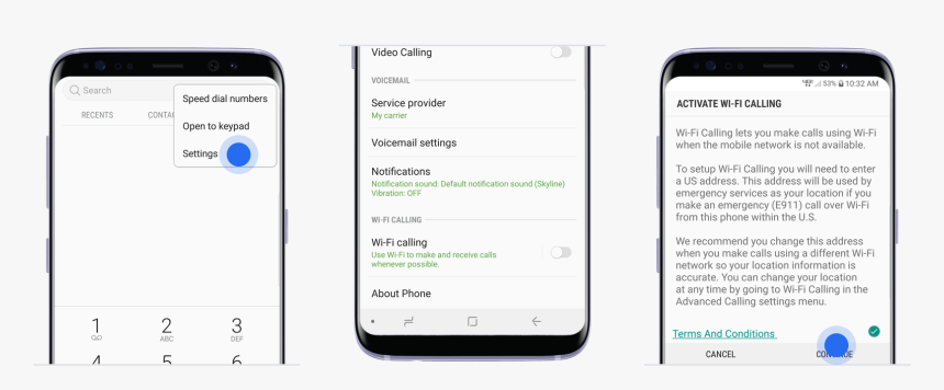 Wifi Calling Samsung S10, HD Png Download