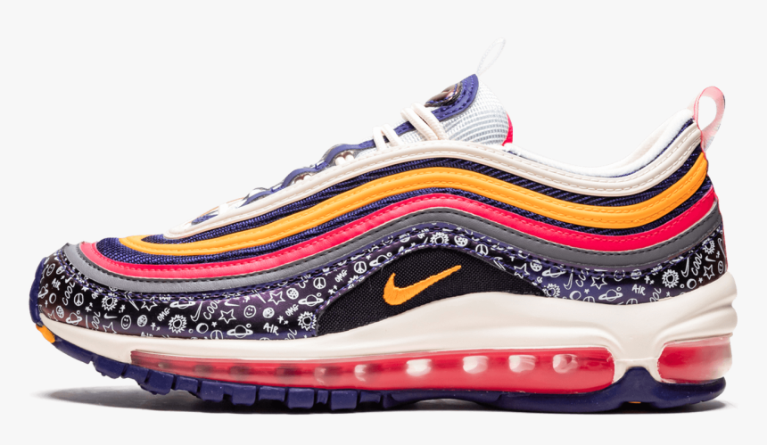 Air Max 97 Swarovski Gold Png, Transparent Png