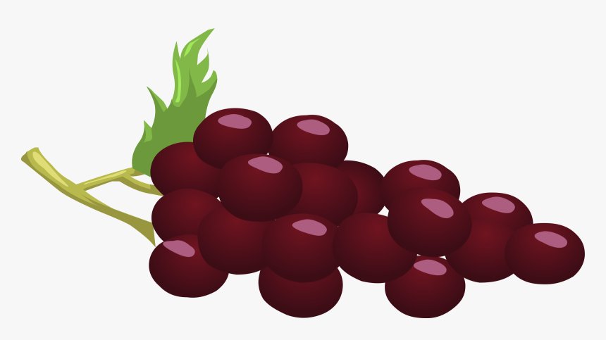 Clipart - Red Grape Clipart Png, Transparent Png