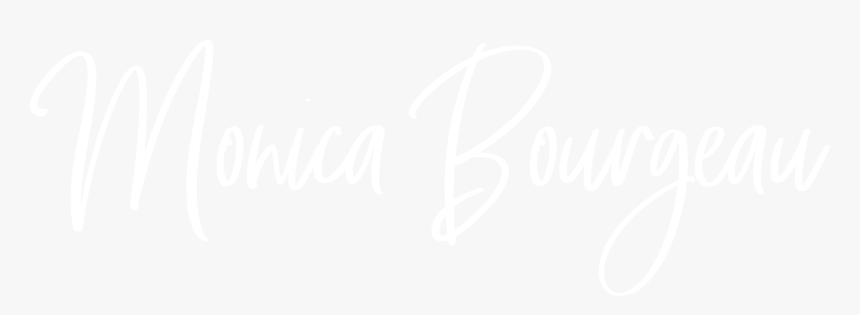 Monicabourgeau White Trans - Calligraphy, HD Png Download