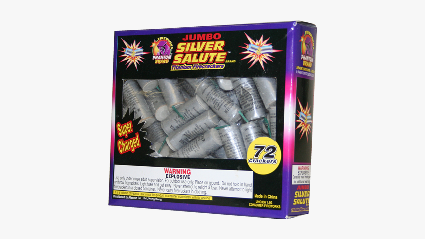 Firecrackers Silver Salute - Ammunition, HD Png Download