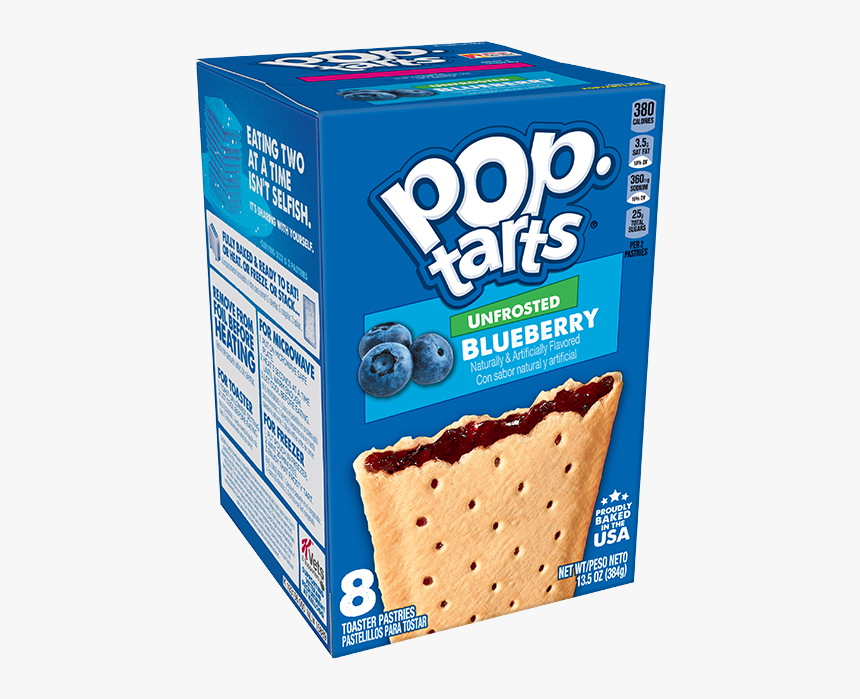 Pop Tarts Unfrosted Blueberry, HD Png Download