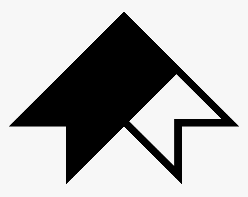 Up Arrow Of Ribbon - Icon, HD Png Download