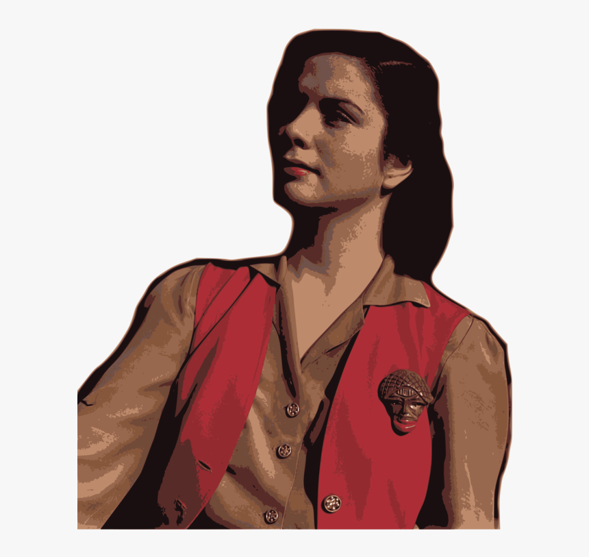 Art,neck,black Hair - Long Beach, HD Png Download