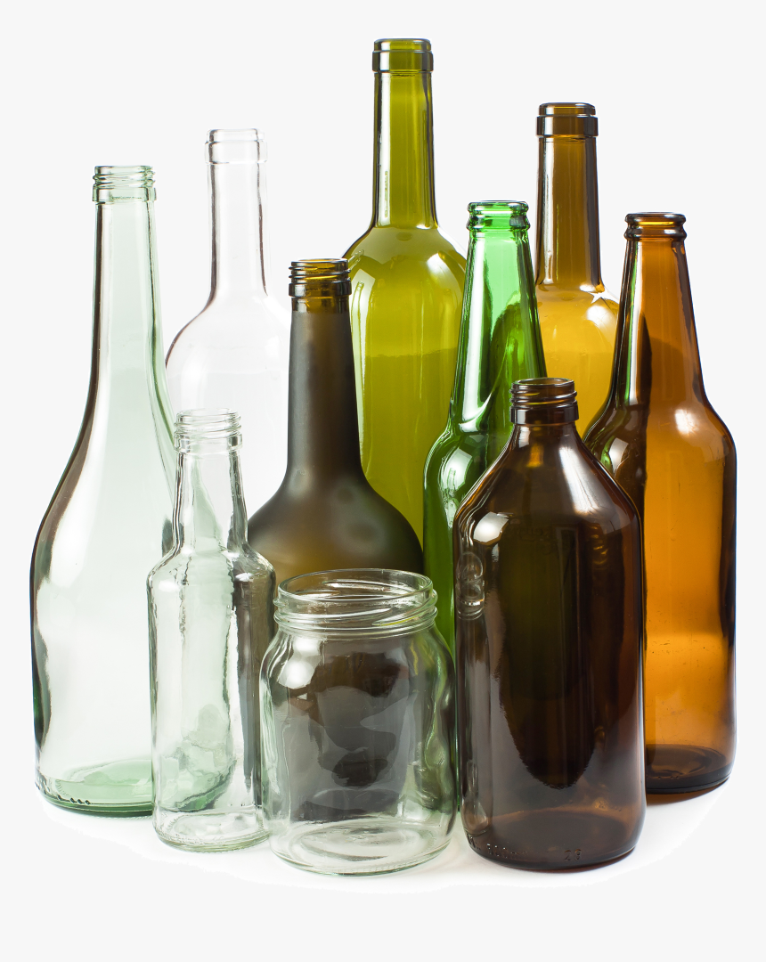 Recyclable Glass Bottles, HD Png Download
