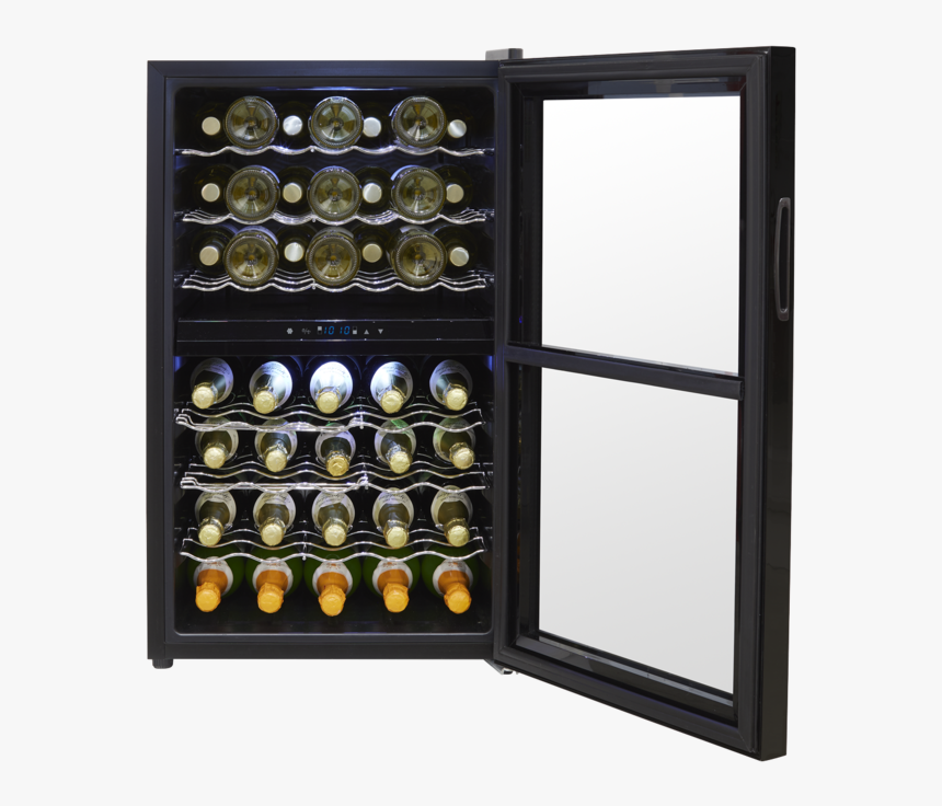Baridi 43 Bottle Dual Zone Wine Cooler, Fridge, Touch - Display Case, HD Png Download