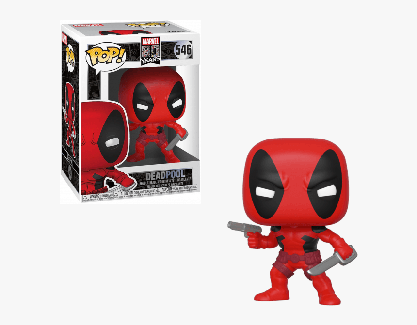Pop Marvel 80th First Appearance Deadpool, HD Png Download