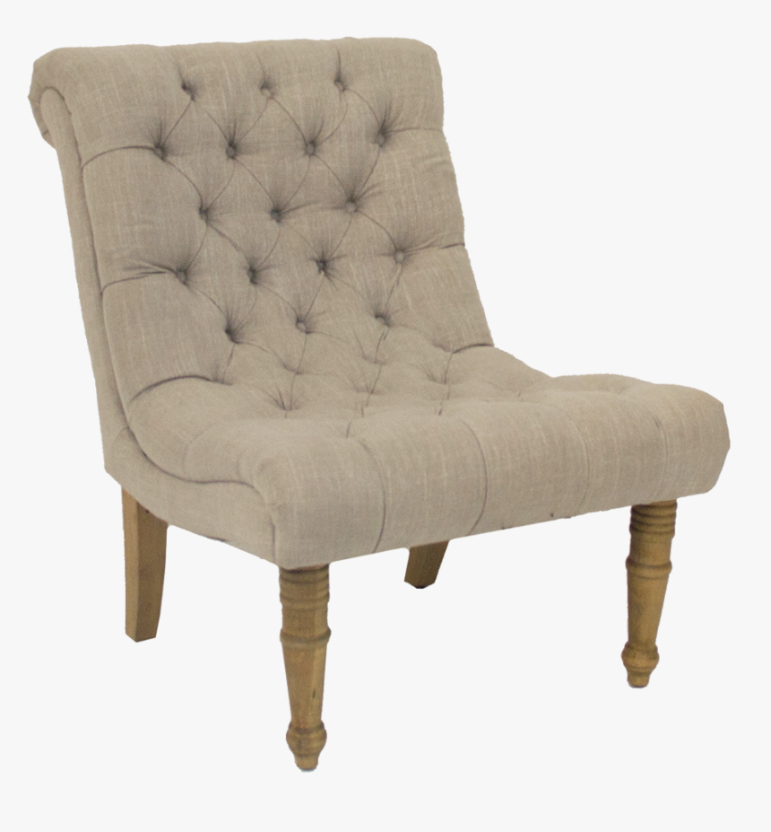 Colette Sand Linen Chair, HD Png Download