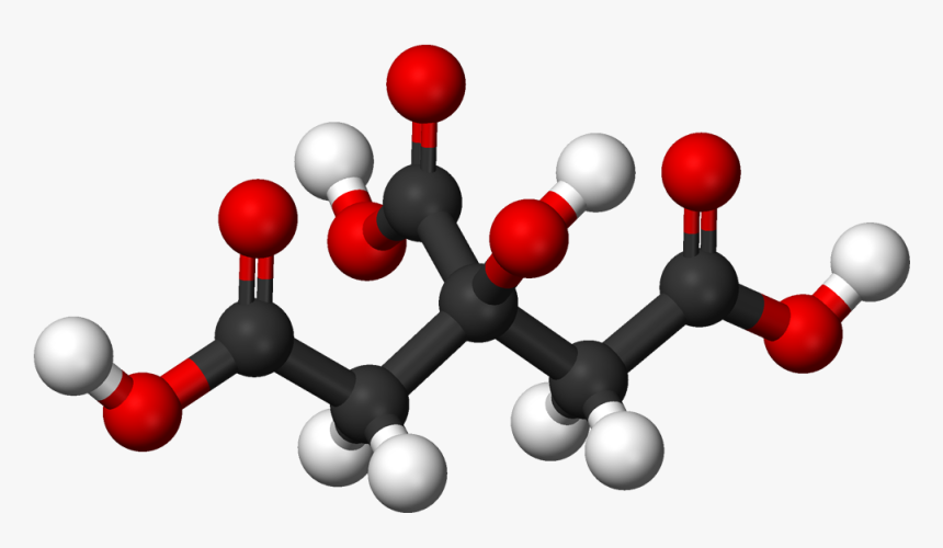 Citric Ac - Citric Acid Molecular Model, HD Png Download