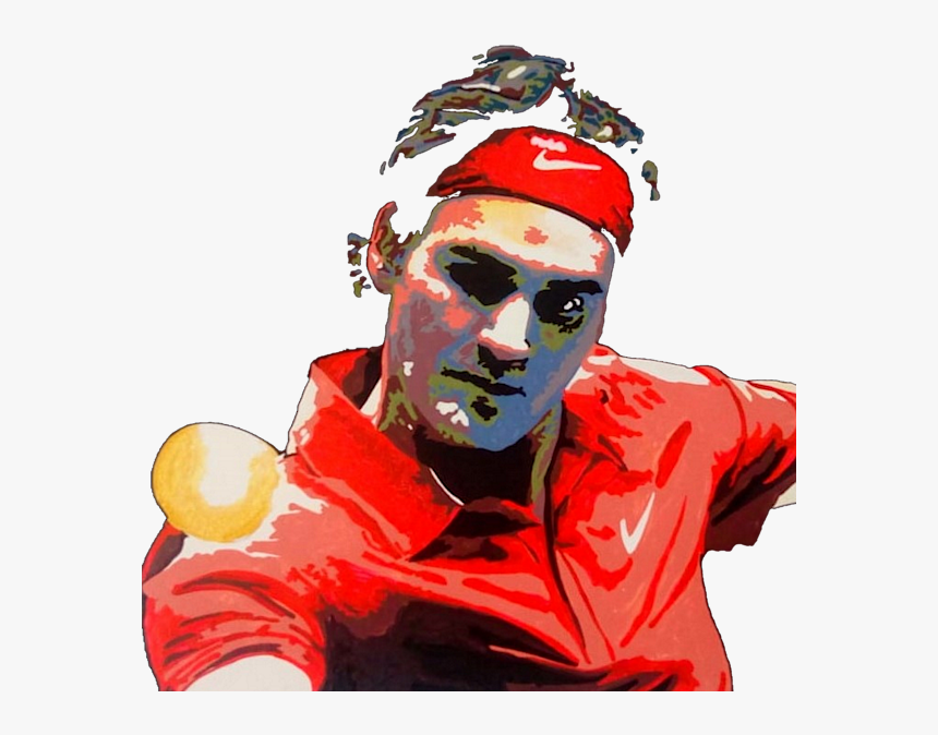 Cuadro De Roger Federer, HD Png Download