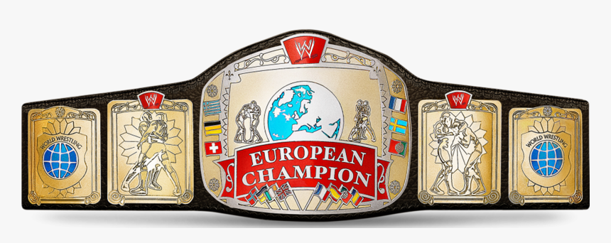 Wwf European Championship Title Dave , Png Download - Wwe European Championship, Transparent Png