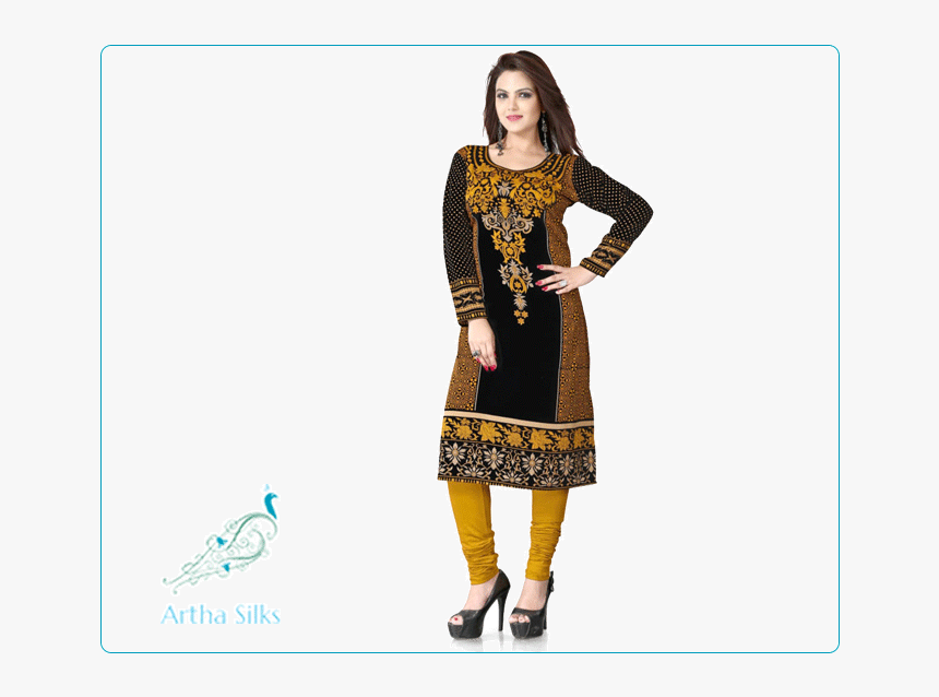 Indian Women Long Sleeves Top, HD Png Download
