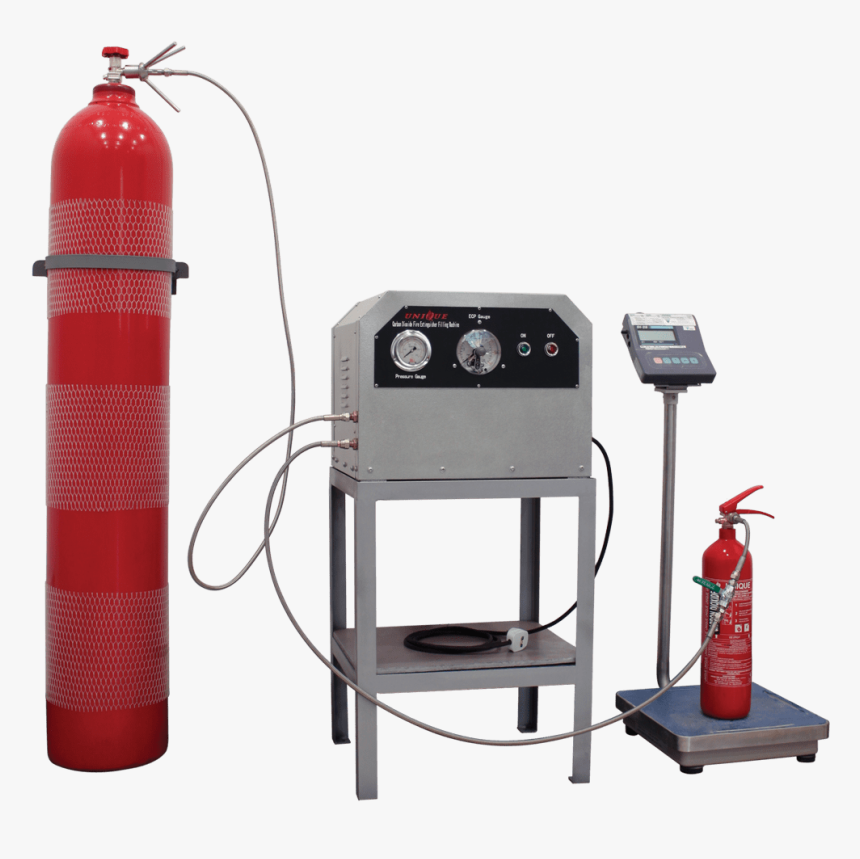 Unique Carbon Dioxide Refilling Machine - Fire Extinguisher Refilling Machine, HD Png Download