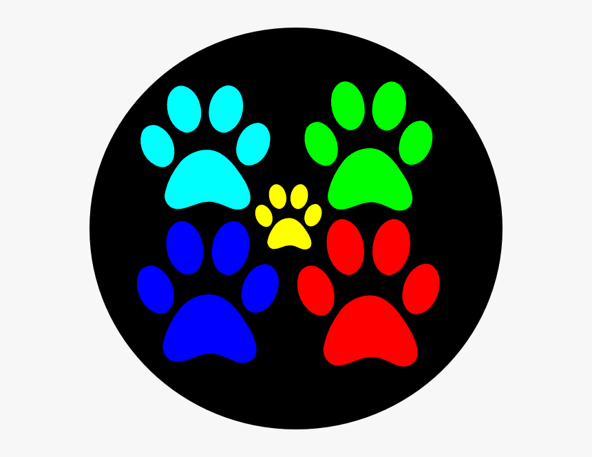 Paw Clipart Service Dog - Dog Walking, HD Png Download