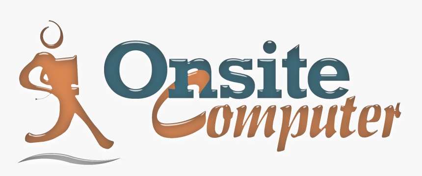 On-site Computer Sales & Services Logo - Graphic Design, HD Png Download