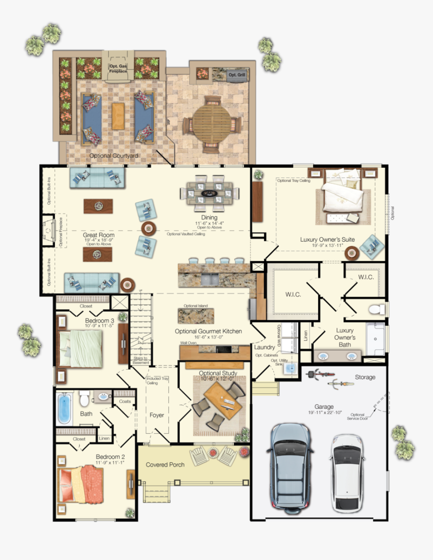 Ainsley 1st Floor - Floor Plan, HD Png Download