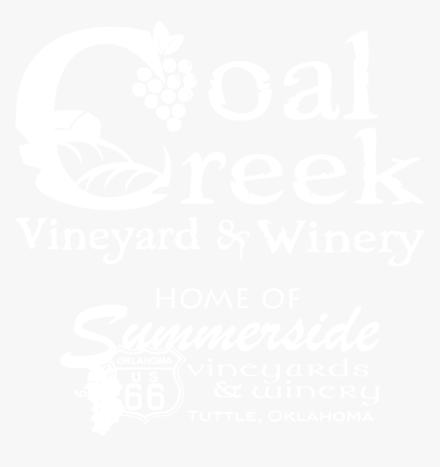 Coal Creek Vineyard & Winery - Jhu Logo White, HD Png Download