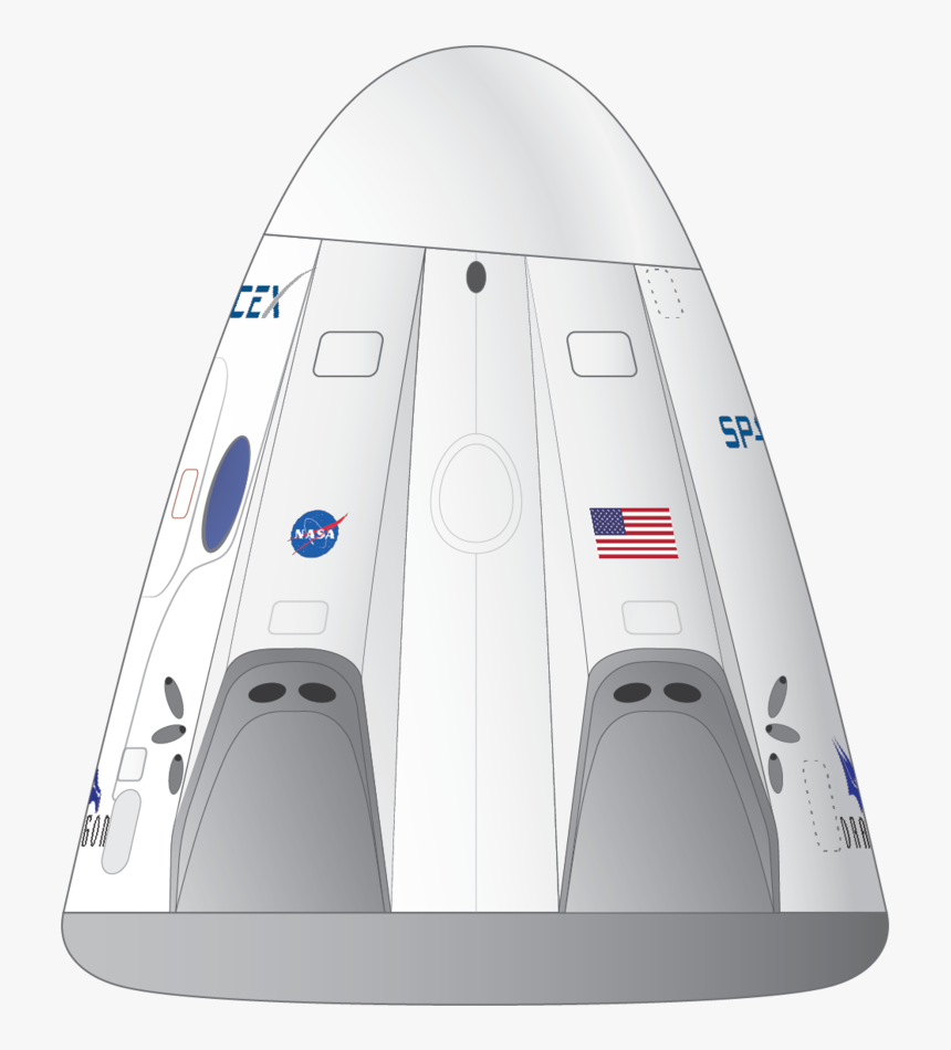 Crewdragon Capsule - Crew Dragon Capsule Png, Transparent Png