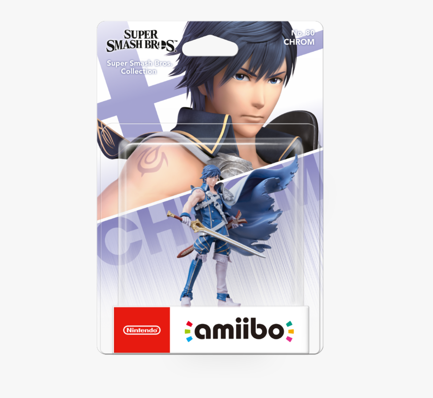 Amiibo Chrom 
 Srcset Data - Chrom Super Smash Bros Amiibo, HD Png Download