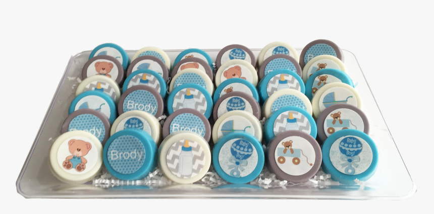 Baby Boy Chocolate Covered Oreo Platter $ , Png Download - Cupcake, Transparent Png
