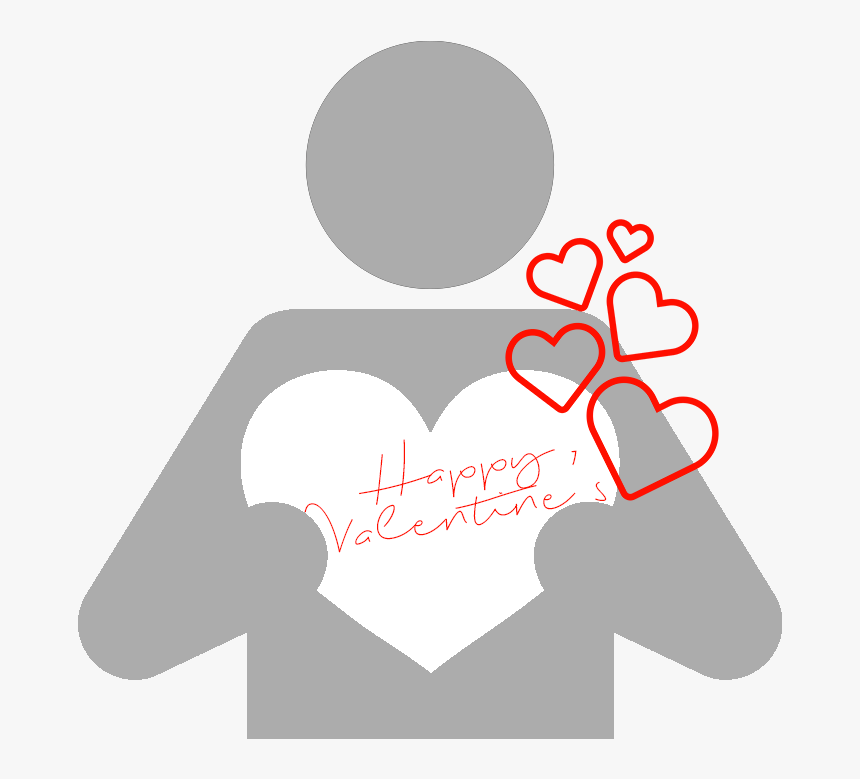 Happy Valentine S Loving Character - Valentine's Day, HD Png Download