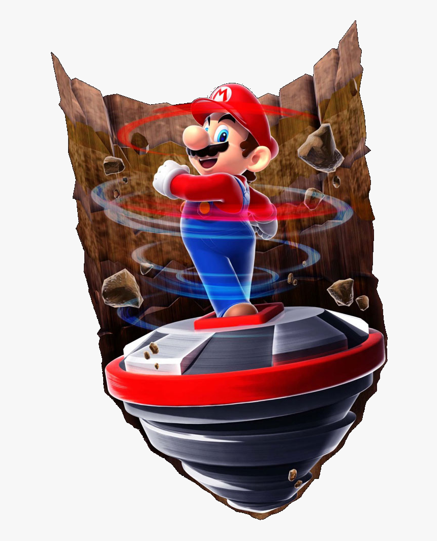 Spin Drill Mario, HD Png Download