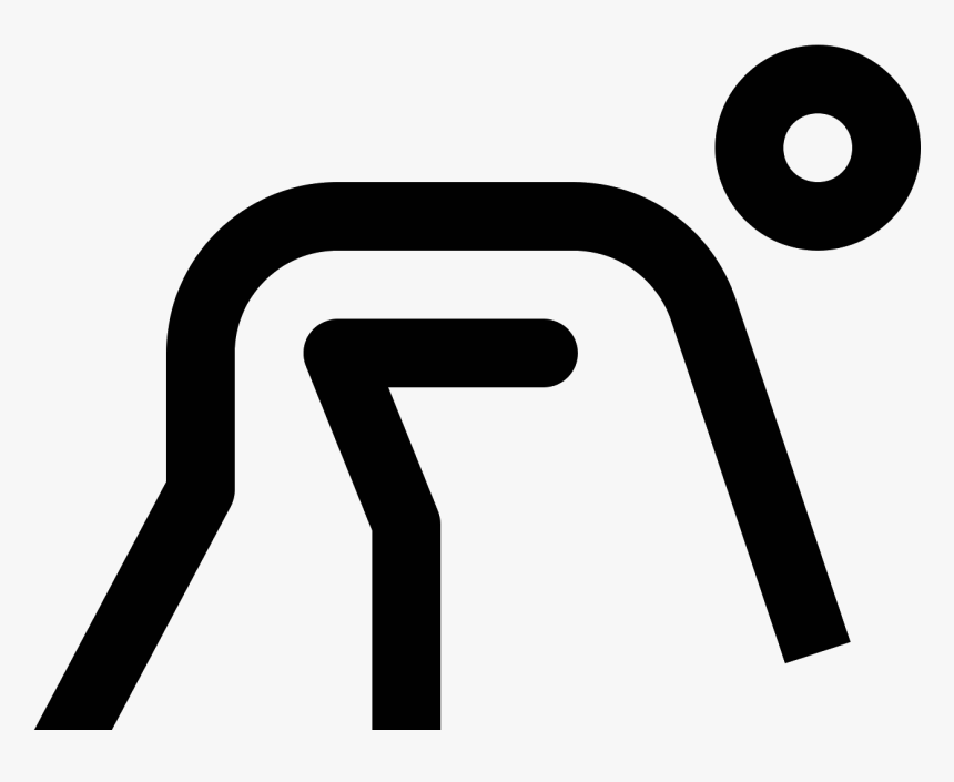 Football Stance Clipart Jpg Free Download Иконка American, HD Png Download