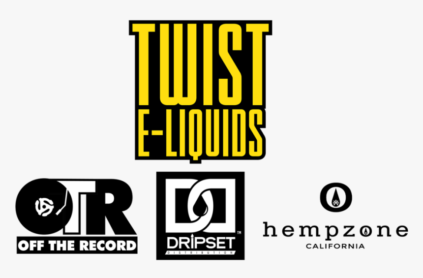 Twist Eliquids Dripset Offtherecord Hempzone Medellin - Graphic Design, HD Png Download