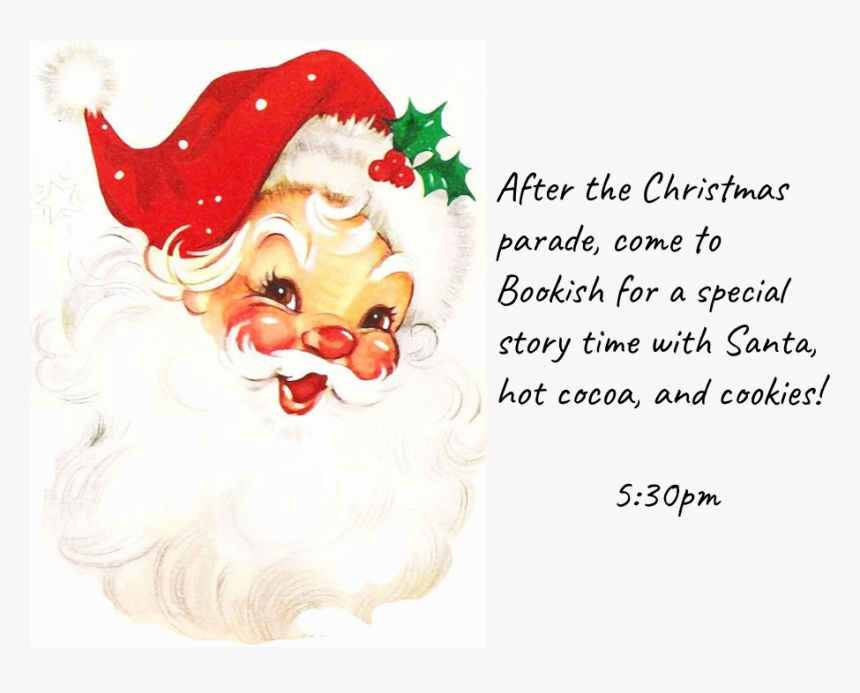 Evening Story Time With Santa - Vintage Santa Claus, HD Png Download