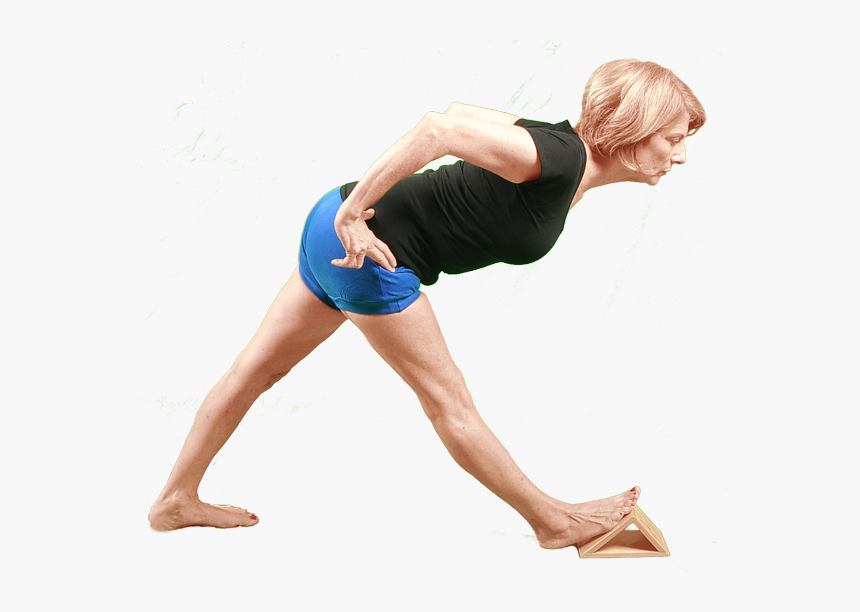 Calf Stretch On Block, HD Png Download