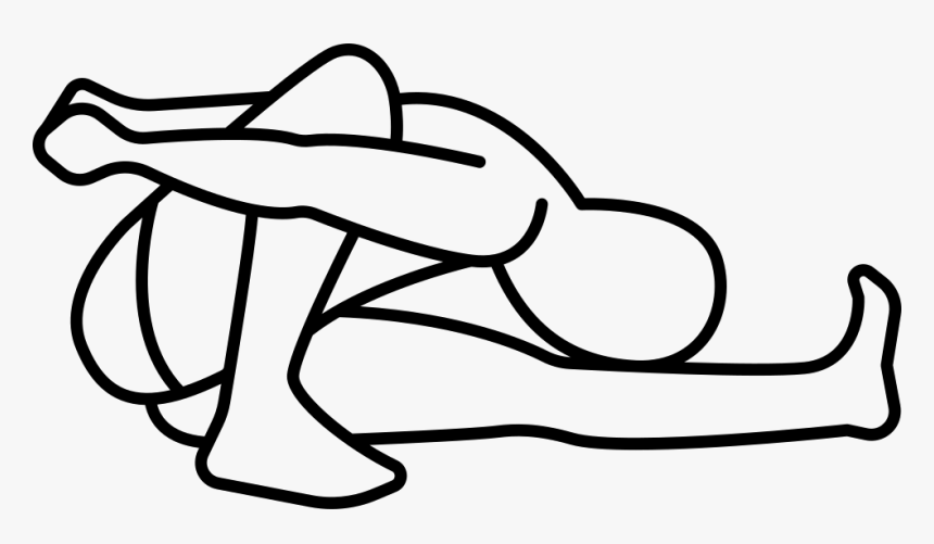 Man Sitting On The Floor Stretching Leg And Waist Comments - Man Stretching Icon, HD Png Download