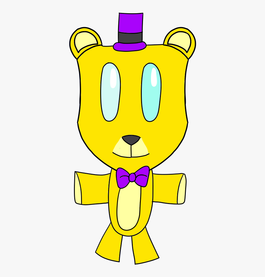 Chibi Fredbear Plush - Cartoon, HD Png Download