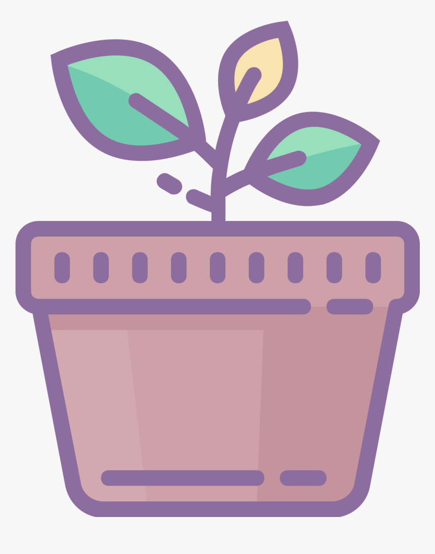 Potted Plant Icon - Icon, HD Png Download
