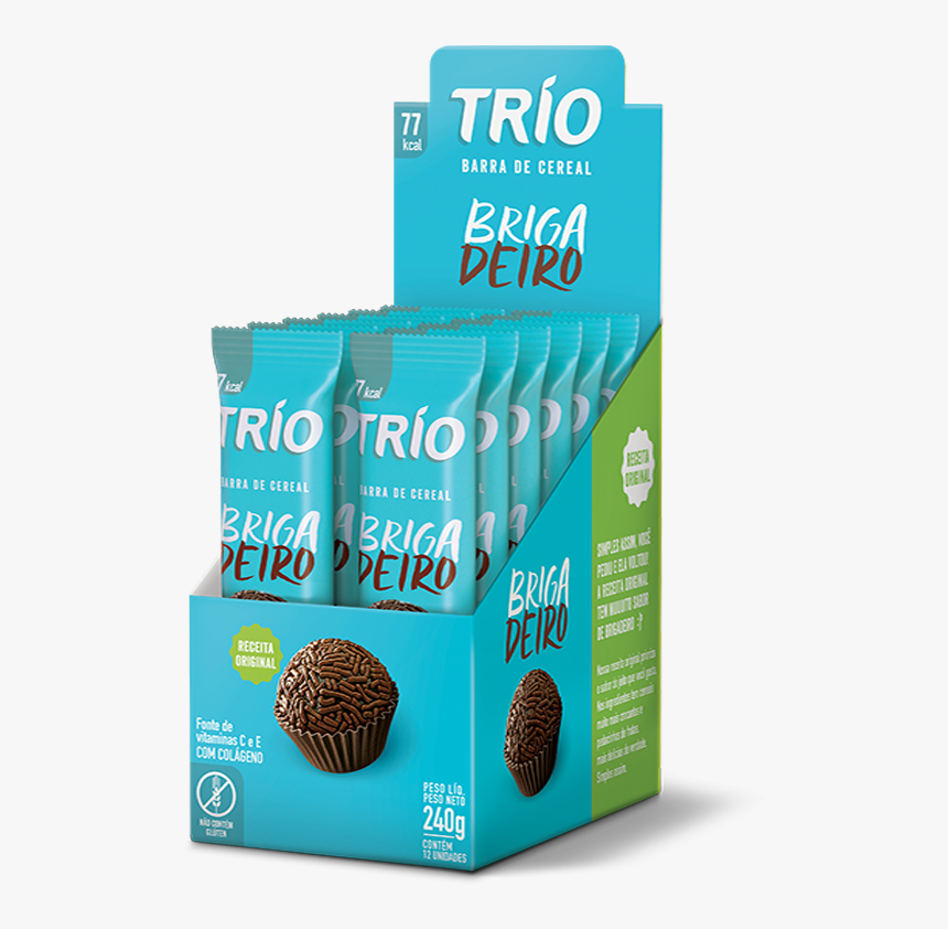 Barra De Cereal Trio Morango Com Chocolate , Png Download - Chocolate, Transparent Png