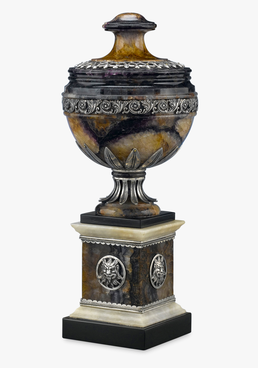 Georgian Blue John And Silver Urn - Antique, HD Png Download