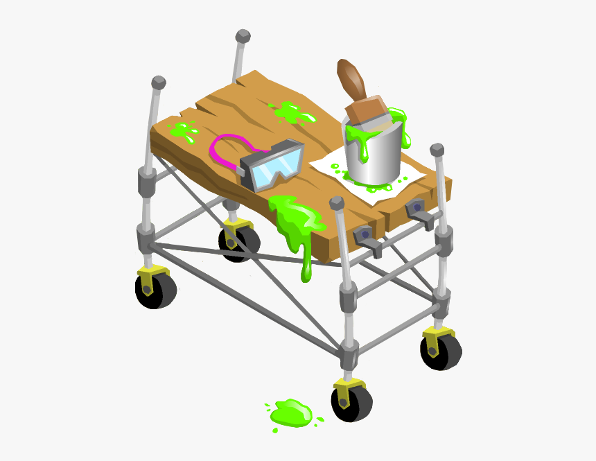 Painter S Scaffolding - Wheelbarrow, HD Png Download