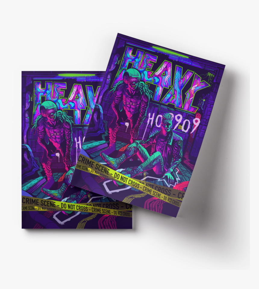 Signed Heavy Metal Comic - Graphic Design, HD Png Download
