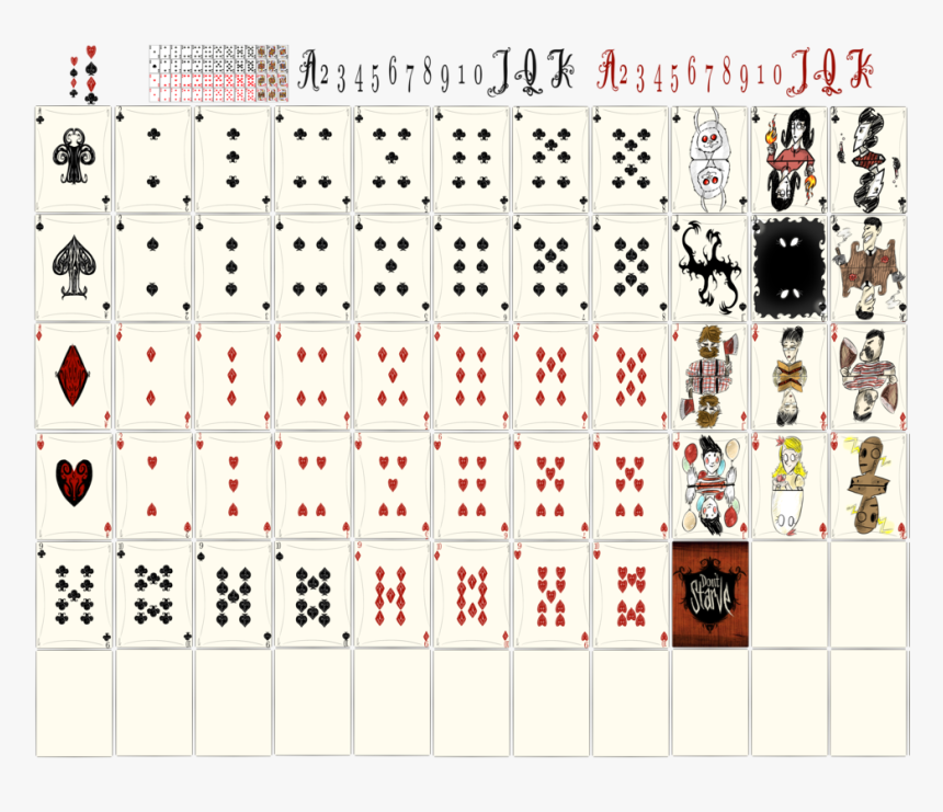 Deck Of Cards Wallpaper Dont Starve Wallpaper By - Don T Starve Playing Cards, HD Png Download