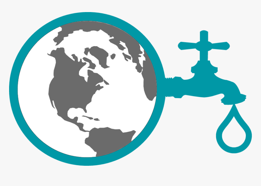 Globe Clipart Black And White Transparent, HD Png Download