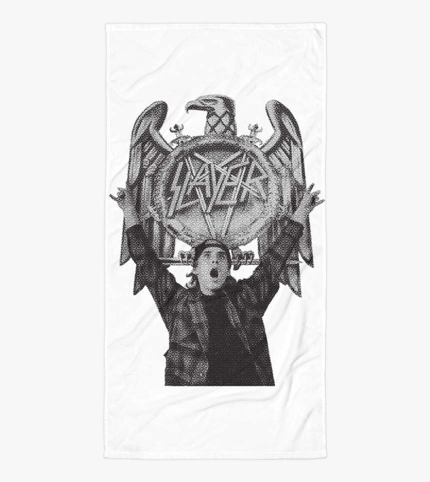 Image Of John Cardiel, Slayer Poster, Heavy Metal Towel - Crest, HD Png Download