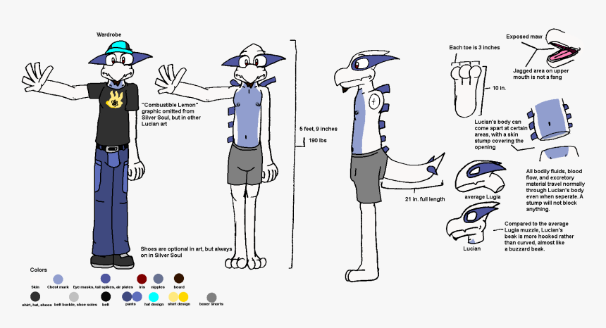 2012 Reference Sheet , Png Download - Cartoon, Transparent Png