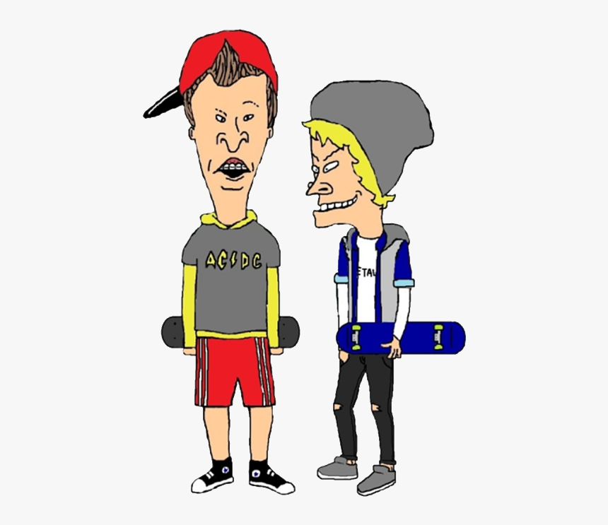 Beavis And Butthead Skateboarding, HD Png Download