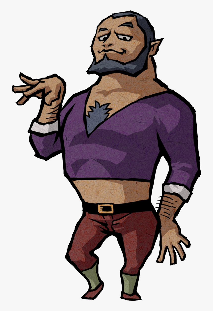 Wind Waker Character Art, HD Png Download