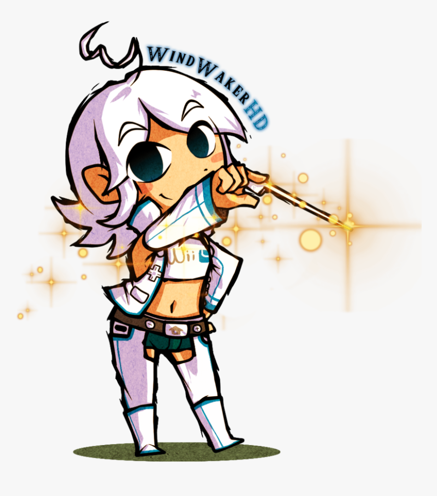 Wii U Wind Waker Hd By Geekykitten64 - Cartoon, HD Png Download