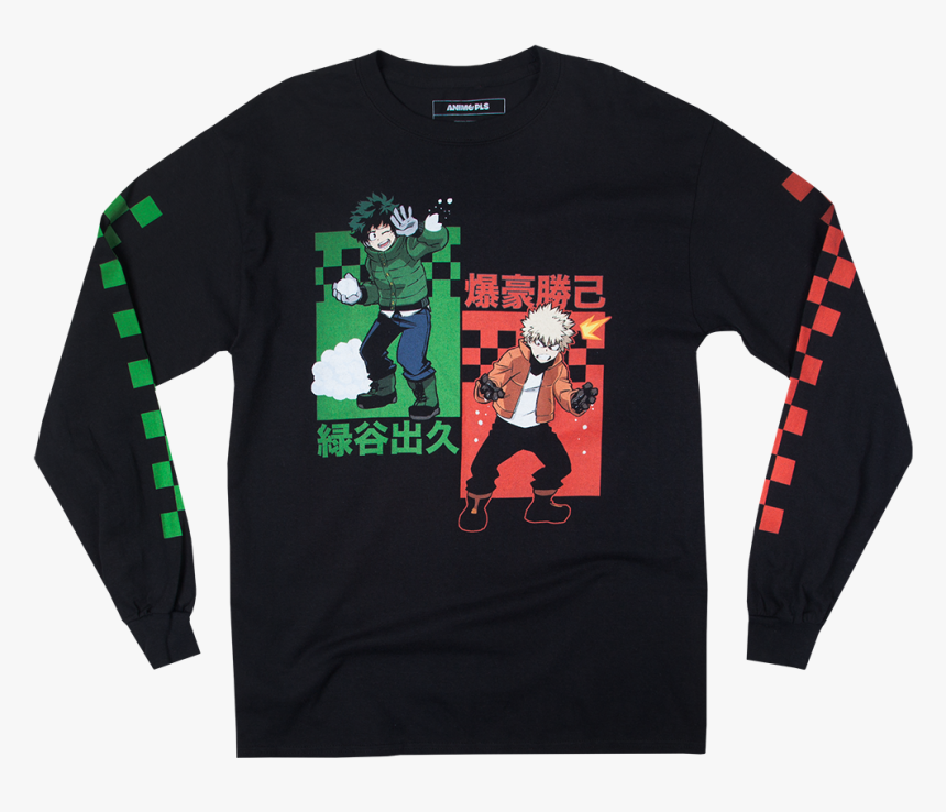 Transparent My Hero Academia Png - Long-sleeved T-shirt, Png Download