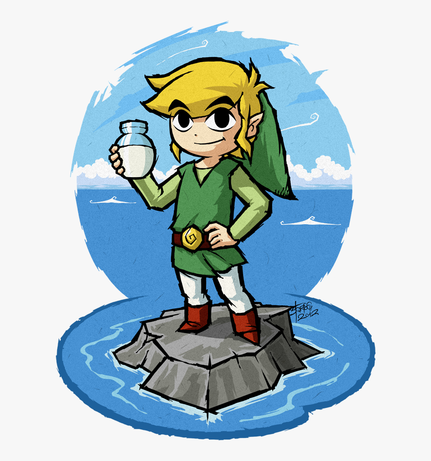 The Legend Of Zelda - Zelda Wind Waker Stickers, HD Png Download