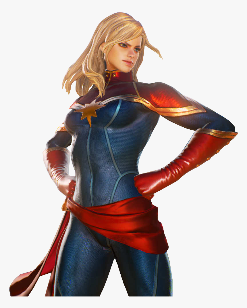 Capcom Infinite Captain Marvel Renderthe-blacklisted - Captain Marvel Marvel Vs Capcom, HD Png Download
