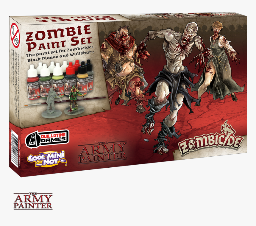 Zombicide Black Plague Army Painter Set, HD Png Download