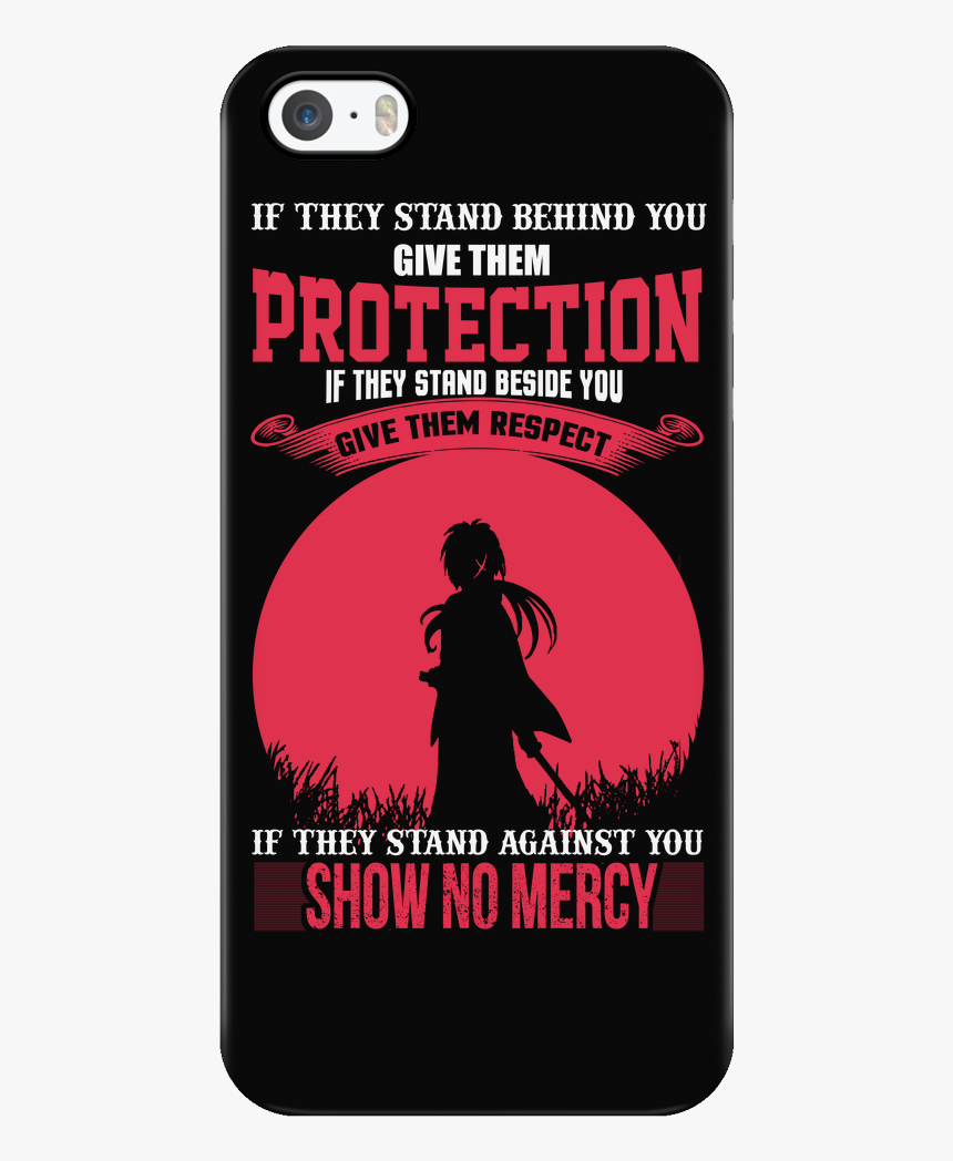 If They Stand Against You, Show No Mercy - Rurouni Kenshin Iphone Case, HD Png Download