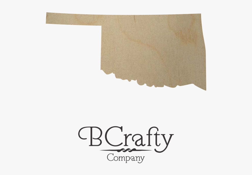 Wooden Oklahoma State Shape Cutout - State Of Oklahoma Cut Out, HD Png Download